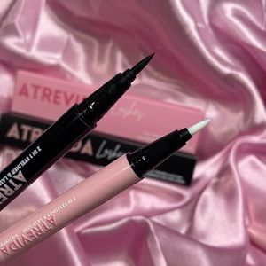 Adhesive eyeliner pen